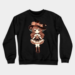 Little Witch Girl Crewneck Sweatshirt